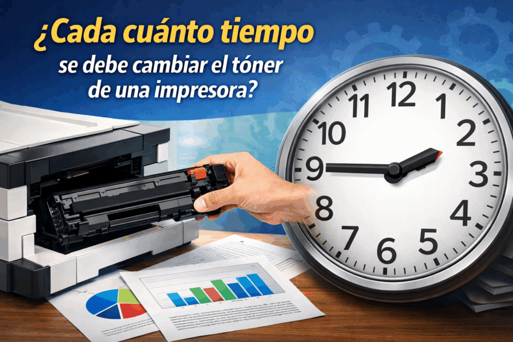 cada cuanto debo cambiar el toner de una impresora. Consejos para impresoras