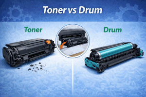 diferencia entre toner y drum de una impresora