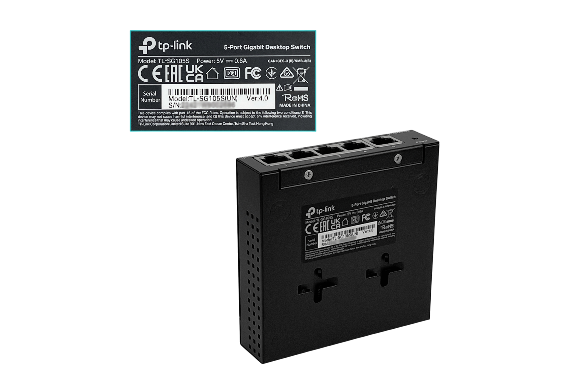 Switch TP-Link TL-SG105 5 puertos Gigabit metálico